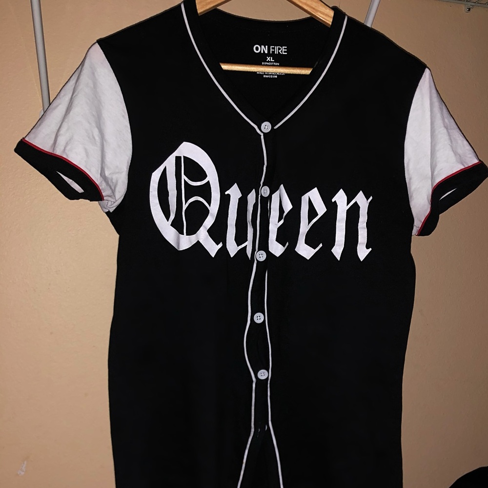 Button up t-shirt